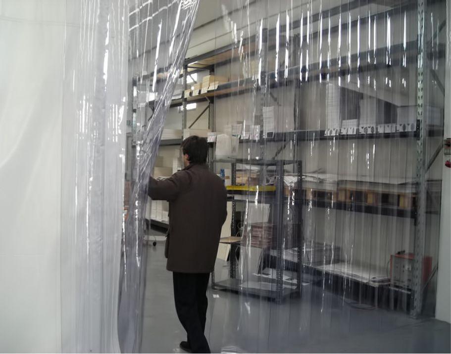 Porte a strisce PVC