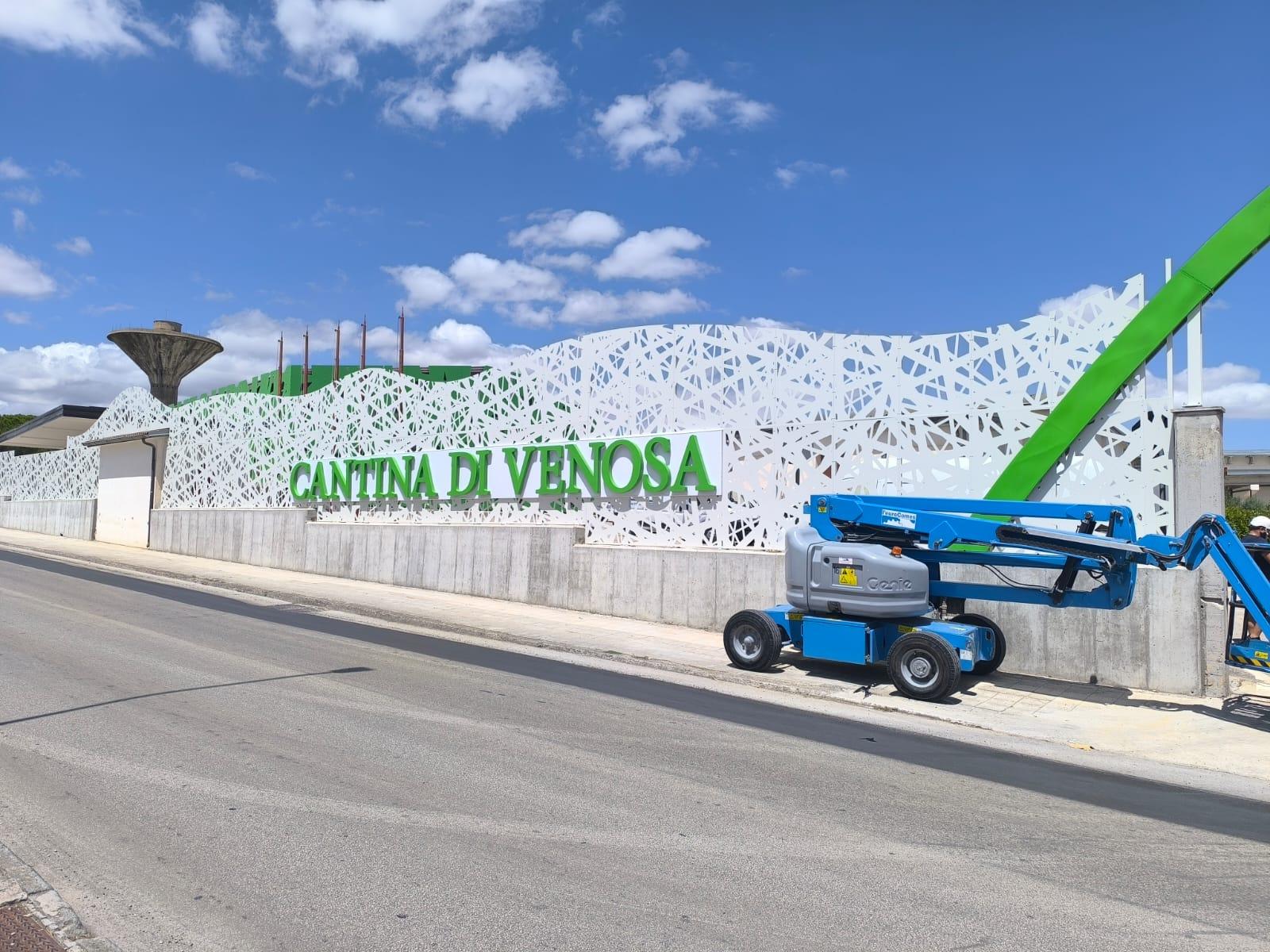 Cantine di Venosa — Copertura vinificazione
