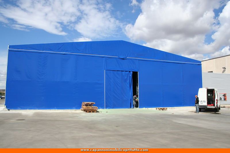 Tunnel mobile in telo pvc a Belluno