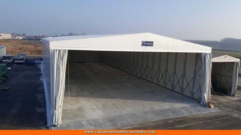 Tunnel mobile scorrevole nel Padovano