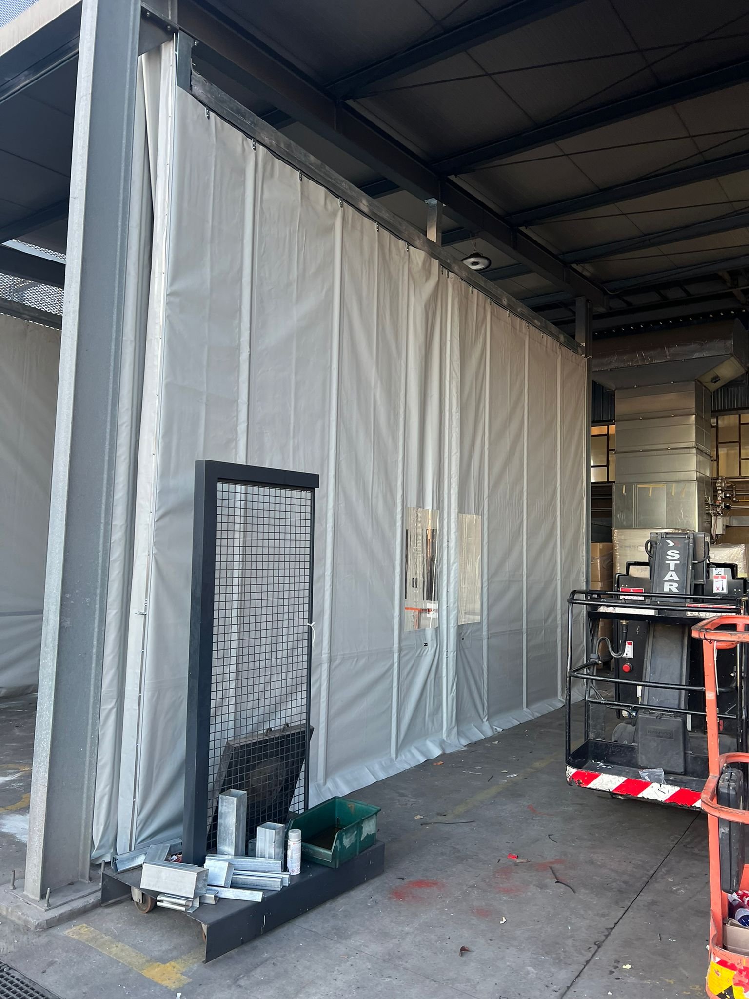 Copertura assemblaggio betoniere