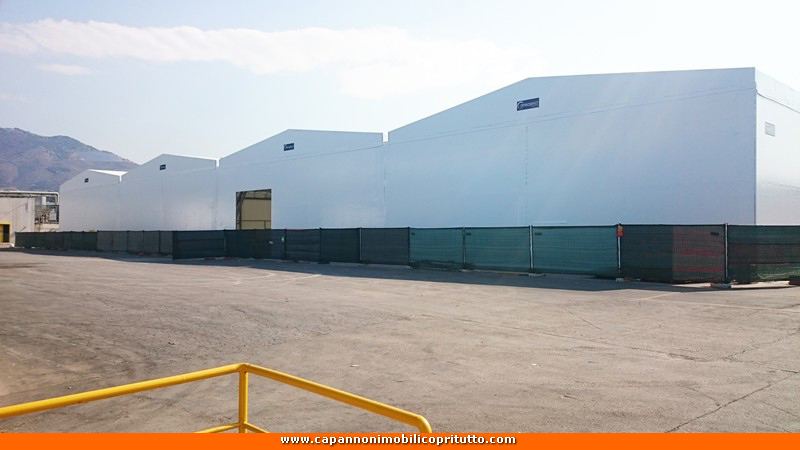 Coperture telonate a Battipaglia in Campania