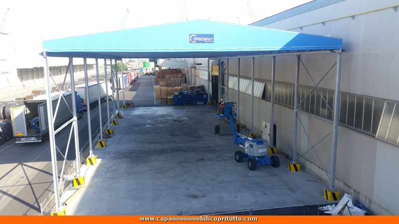 Tettoia mobile in pvc a Piacenza in Emilia-Romagna