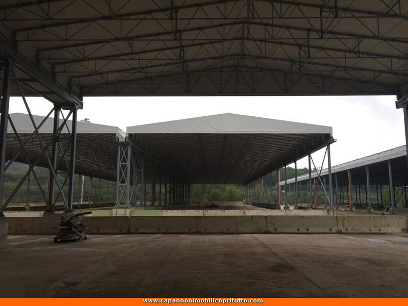 Tunnel mobili industriali in telo pvc a Fidenza