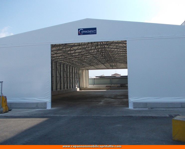 Tunnel mobile in acciaio a San Daniele del Friuli