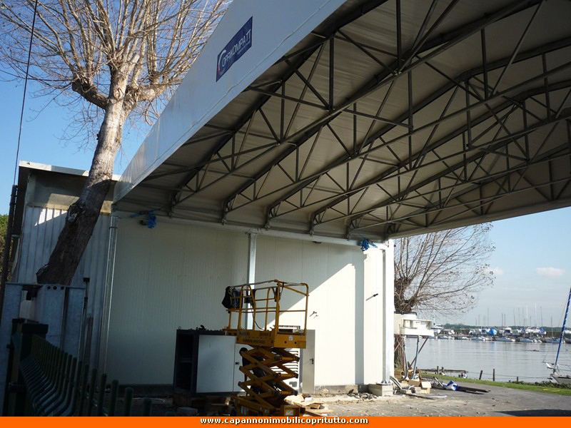 Coperture a tettoia mobile a Porto Torres in Sardegna