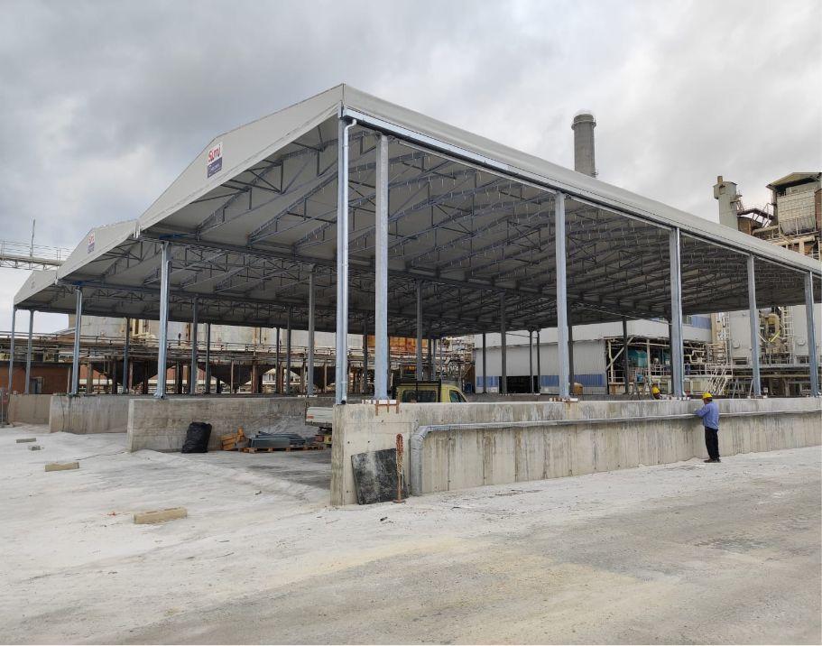 Copritutto CTZA tunnel doppio affiancato per grandi larghezze