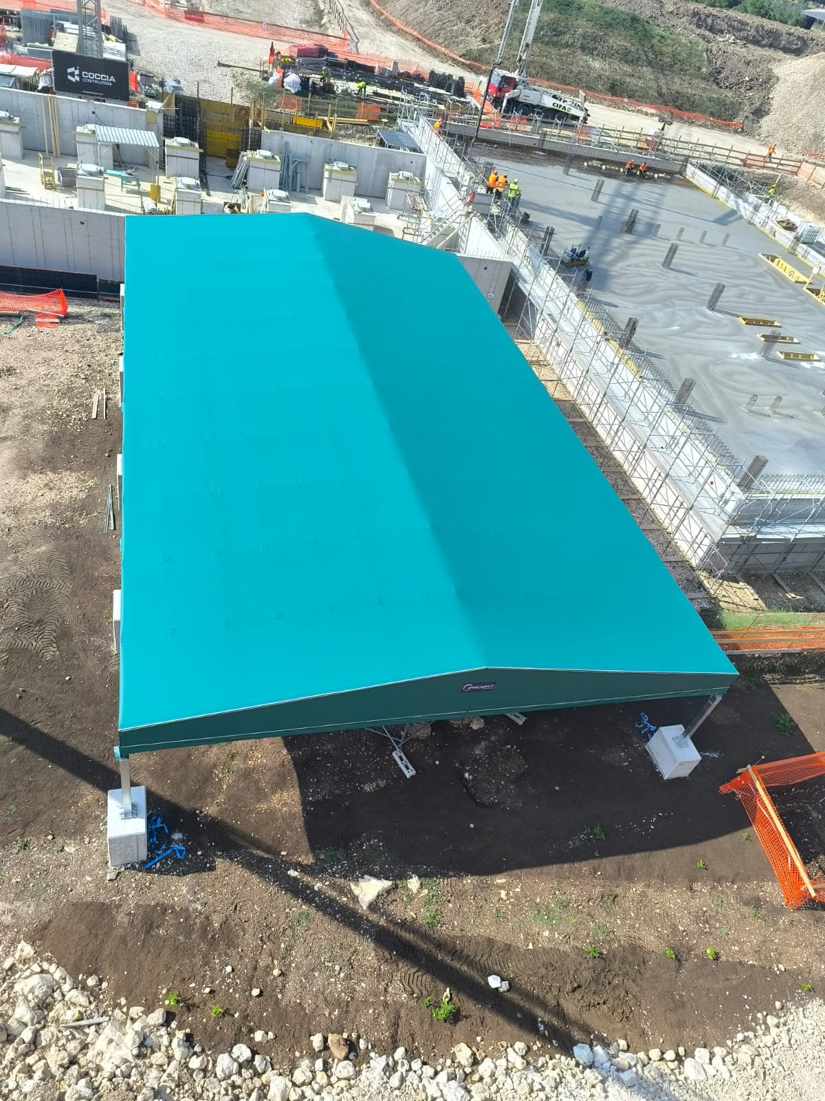 Copertura cantiere
