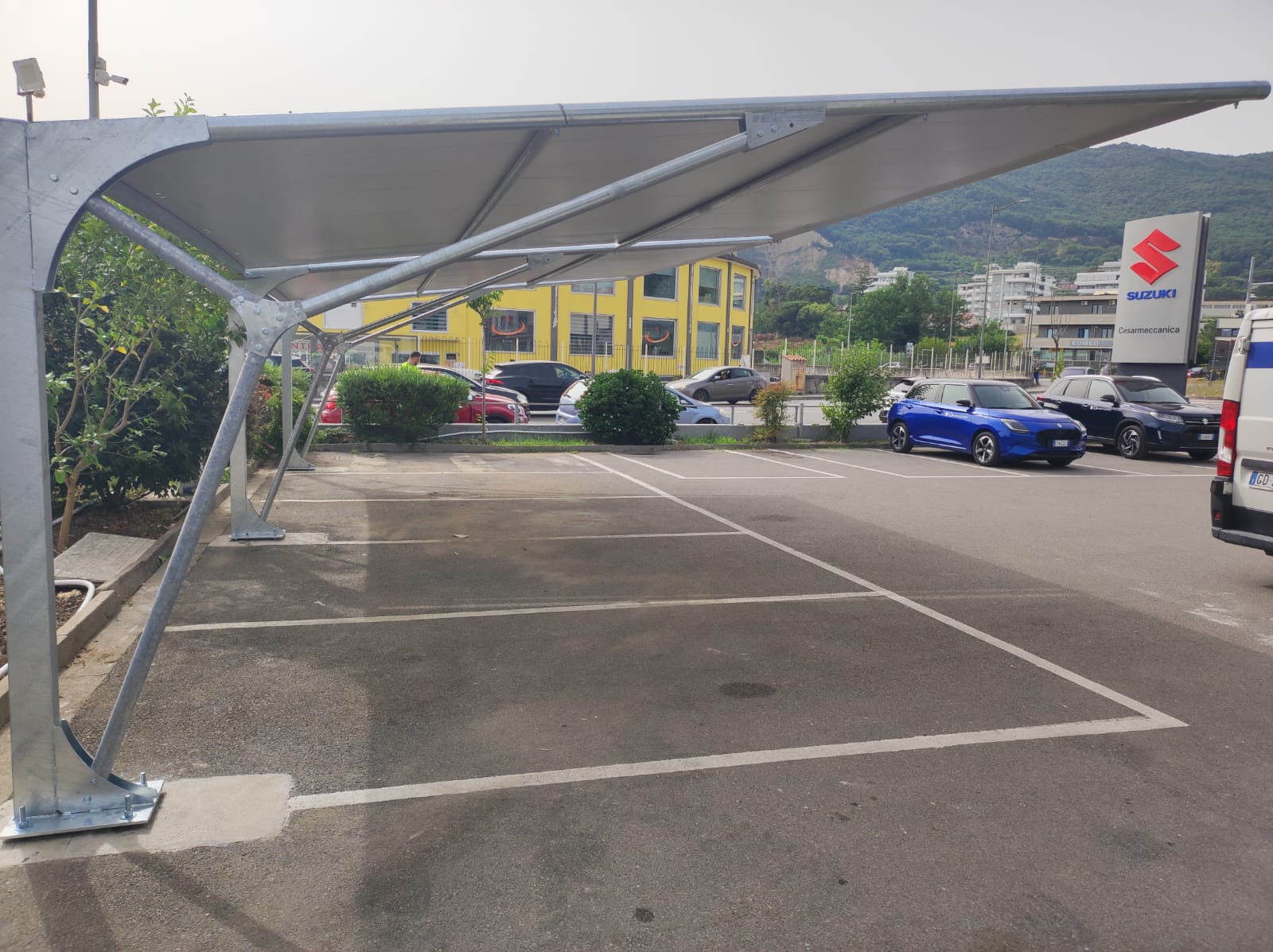 tettoie per automobili